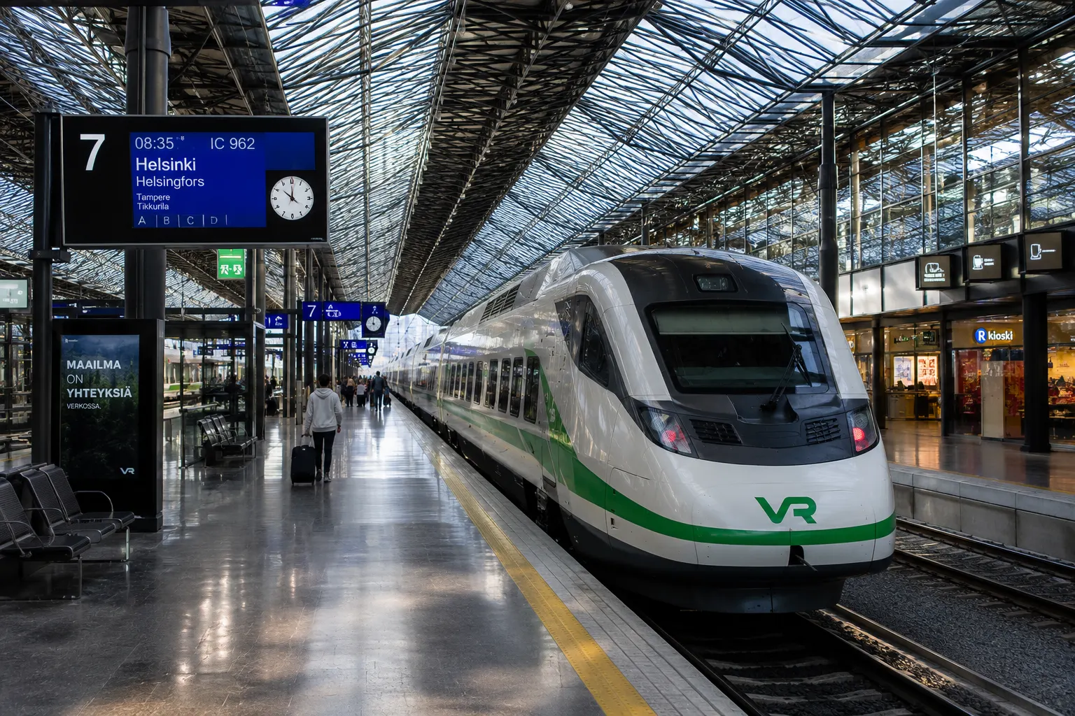 Finland Train Station