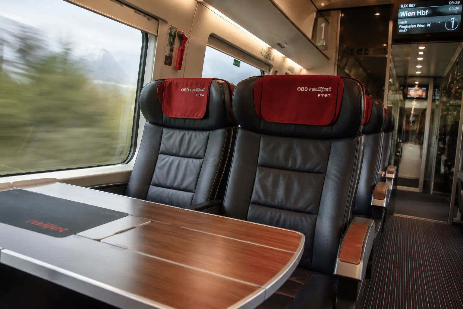 Austria Trains Seats